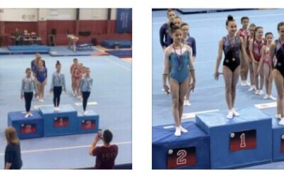 Naše gimnastičarke na gimnastičkom natjecanju regije Sjever u Zagrebu