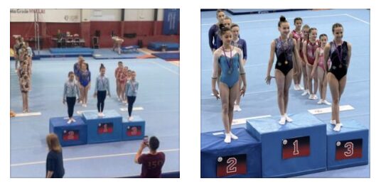 Naše gimnastičarke na gimnastičkom natjecanju regije Sjever u Zagrebu