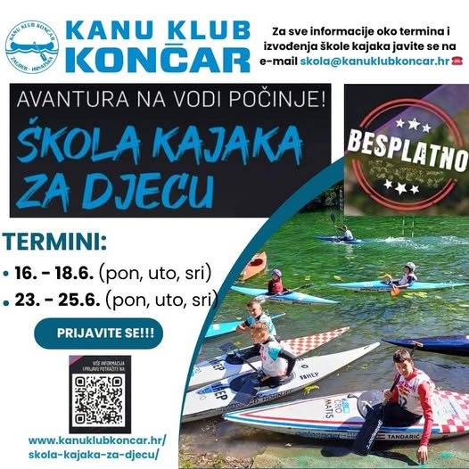 Besplatna škola kajaka i kanua