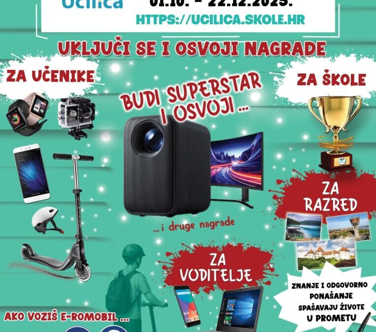 Podjela nagrada i priznanja za rezultate ostvarene na 17. Državnom natjecanju u poznavanju prometnih propisa za osnovnoškolce.