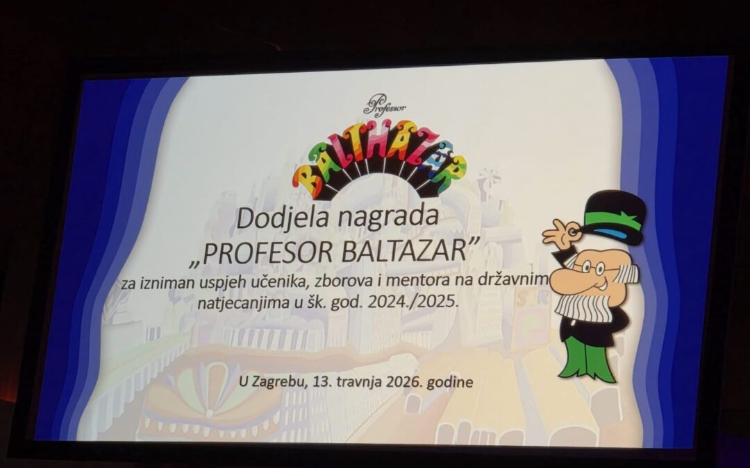 Svečana dodjela nagrada “Profesor Baltazar”
