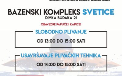 Odmorko – slobodno plivanje i usavršavanja plivačkih tehnika