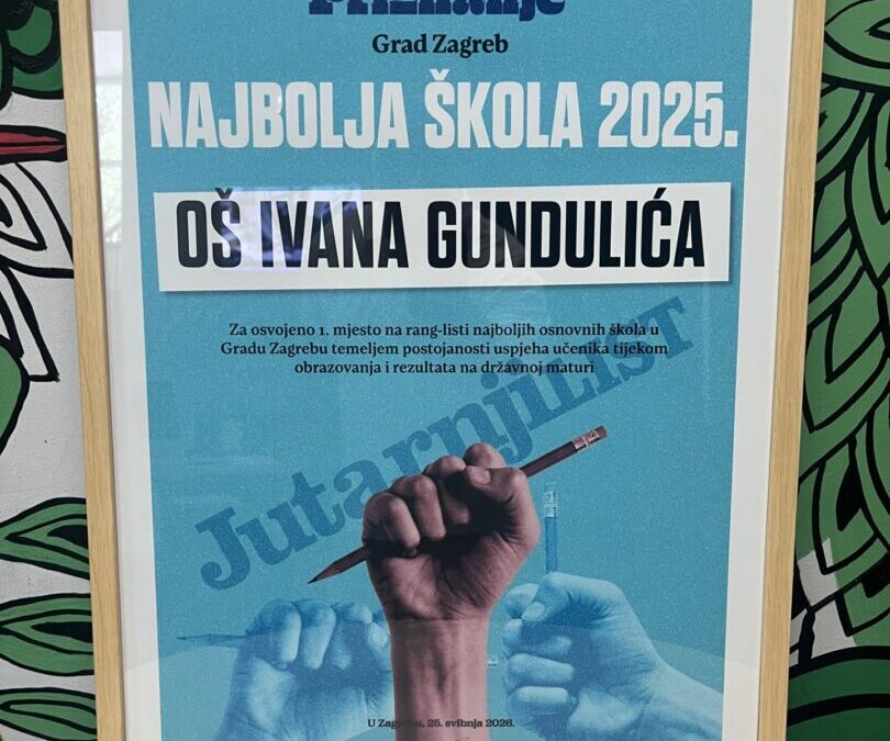 Najbolja škola u Zagrebu – priznanje koje potvrđuje izvrsnost!